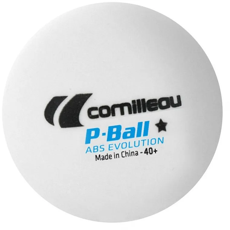 Cornilleau P-Ball ABS Evolution 1 Table Tennis Balls - 6