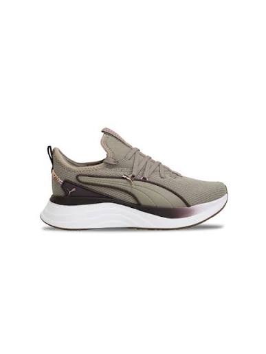 SOFTRIDE SABRINA WNS idman ayaqqabısı - MOUSE GRAY-CHOCOLATE FONDUE-MAUVE GLOW