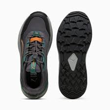 EVOLVE 2.0 TRAIL LO JR idman ayaqqabısı - MOODY GRAY-BRIGHT PAPAYA-PUMA BLACK