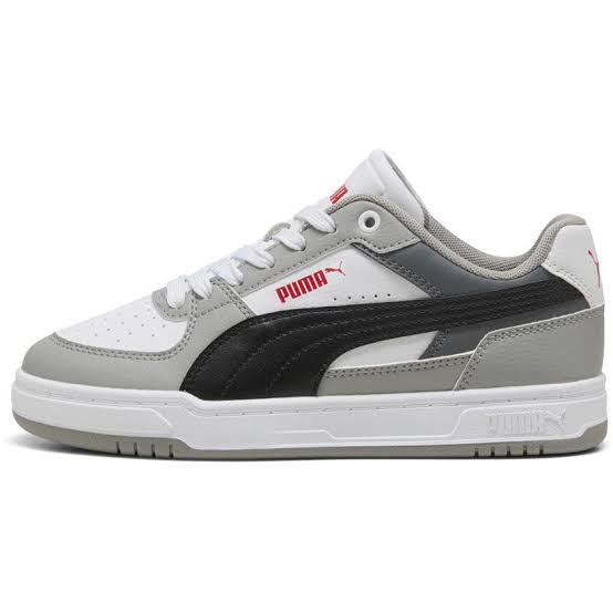 PUMA CAVEN III BLOCK JR idman ayaqqabısı - GRAY ECHO-PUMA BLACK-PUMA WHITE
