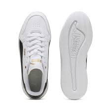 COURT BAE idman ayaqqabısı - PUMA WHITE-PUMA BLACK-PUMA GOLD