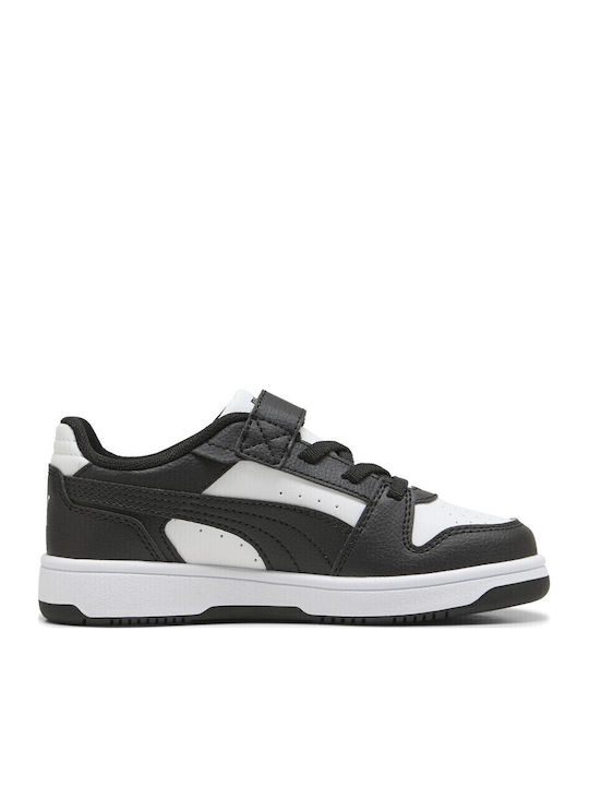 REBOUND SLAM LO AC+ PS idman ayaqqabısı - PUMA WHITE-PUMA BLACK