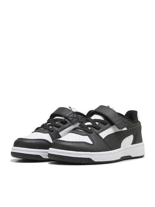 REBOUND SLAM LO AC+ PS idman ayaqqabısı - PUMA WHITE-PUMA BLACK