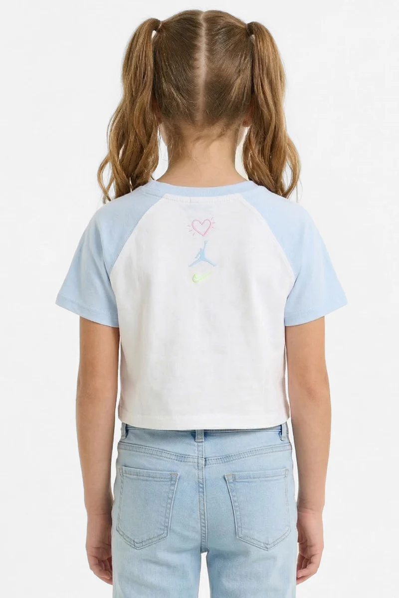 Jordan Cropped T-shirt Uşaqlar üçün köynək