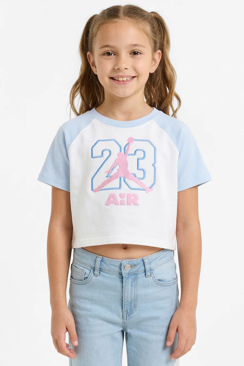 Jordan Cropped T-shirt Uşaqlar üçün köynək