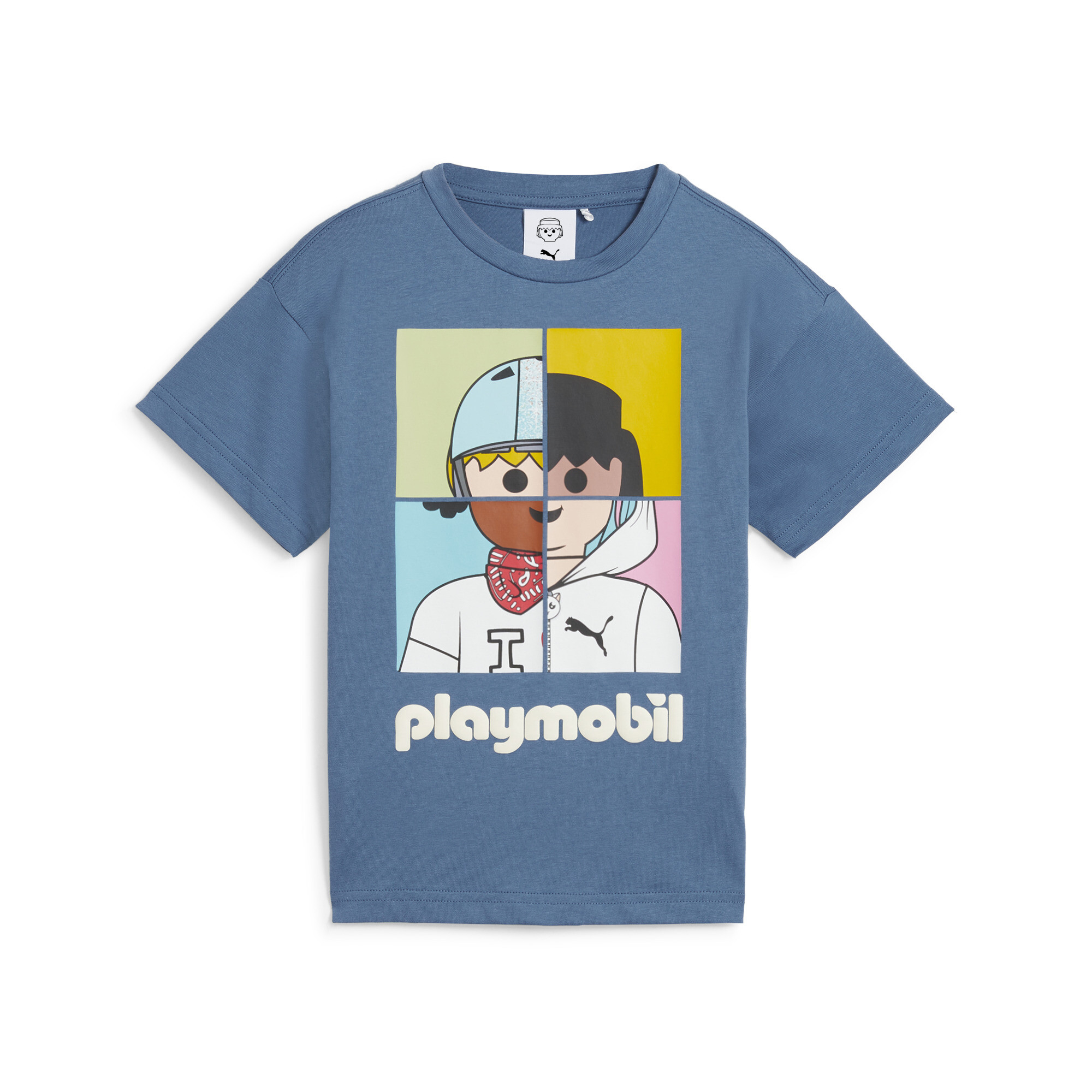 PUMA X Playmobil Graphic Tee Blue Horizo Kids' t-shirt