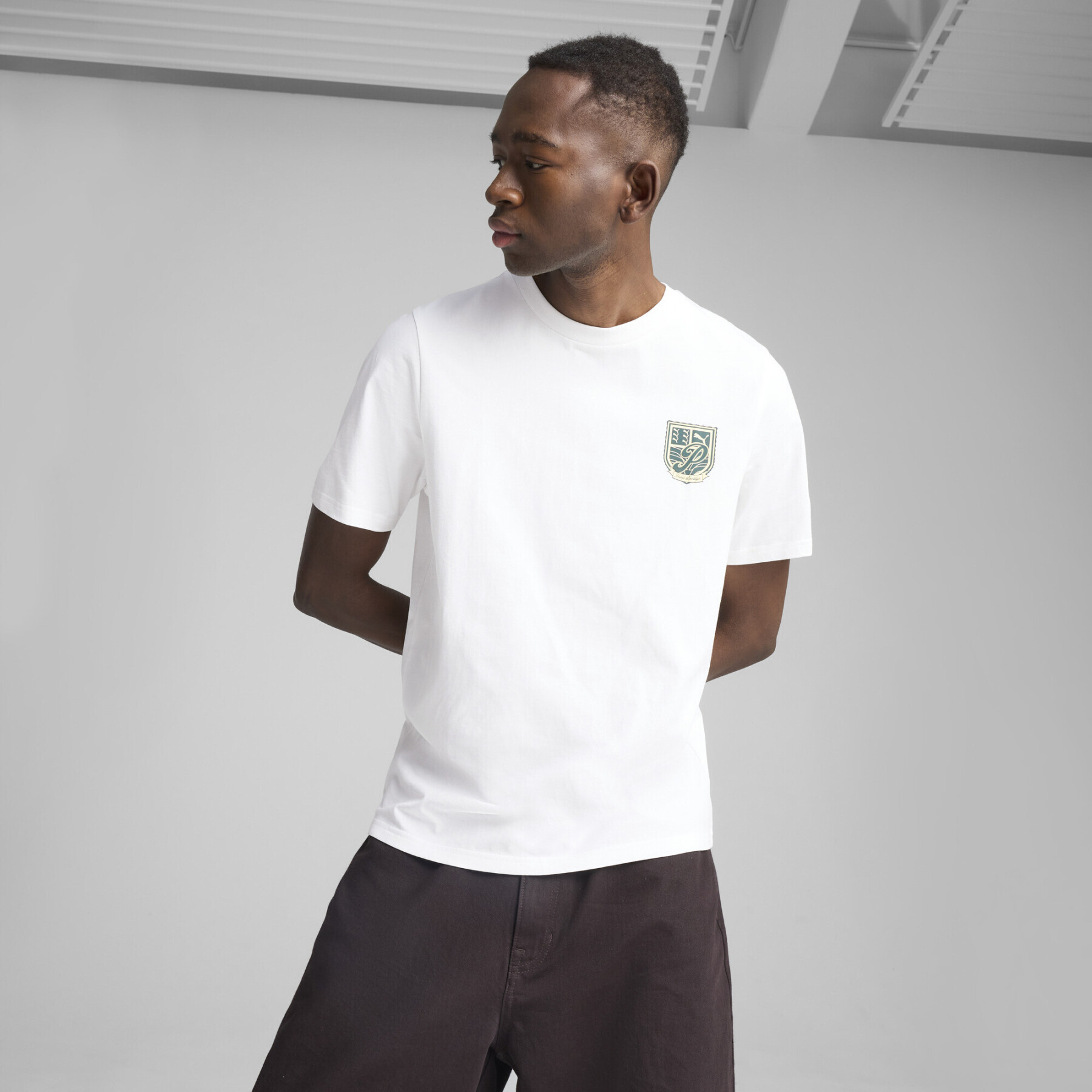 PUMA Wardrobe Ess Sports Legacy Graphic Tee Kişi Köynəyi