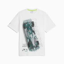AMF1 CAR GRAPHIC tişört WHITE
