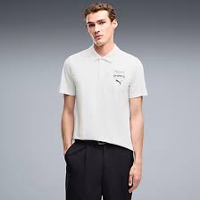 AMF1 ESSENTIAL polo - PUMA WHITE
