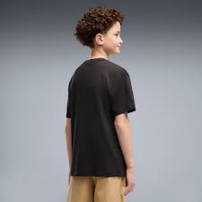 GRAPHIC RELAXED SPORTS tişört B PUMA BLACK