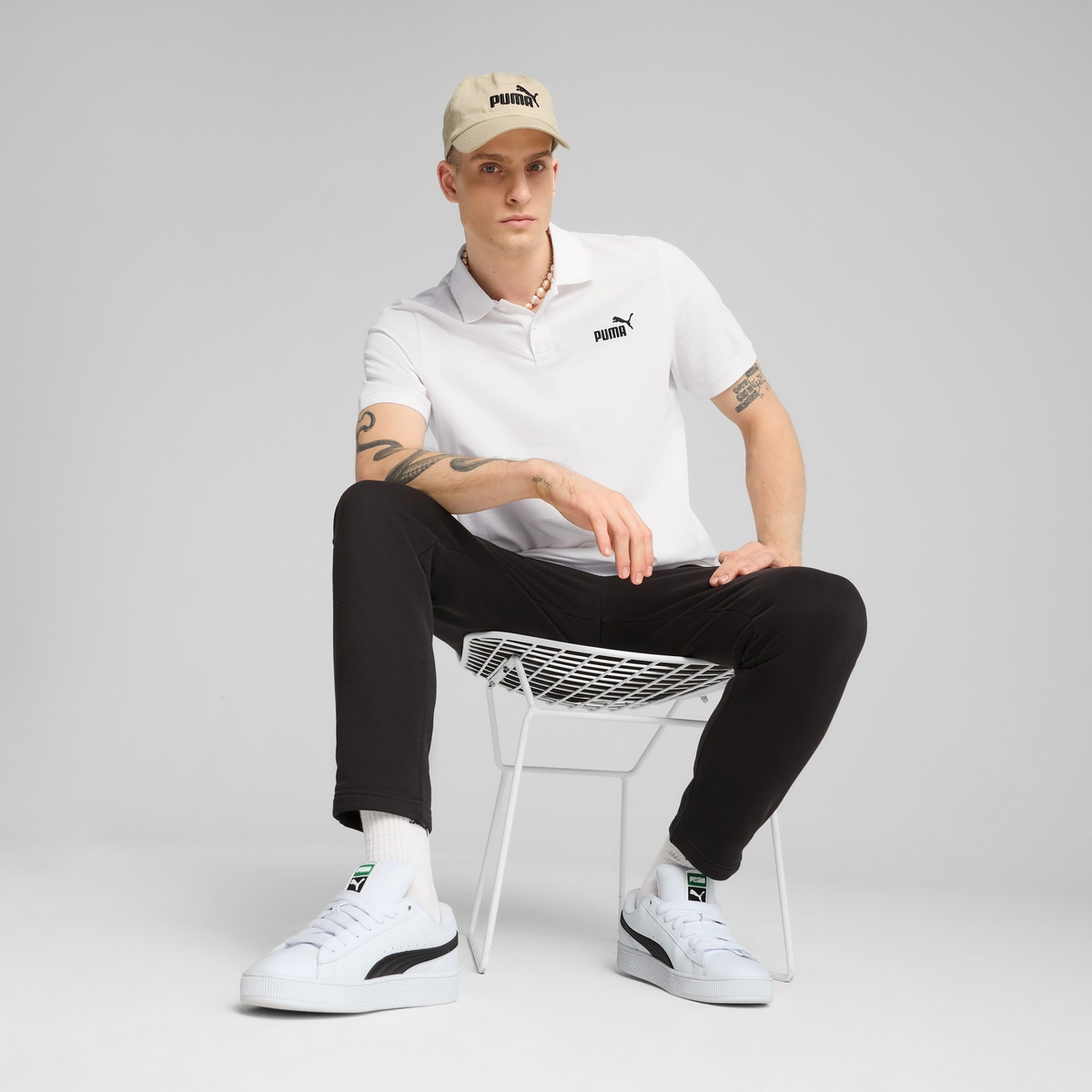 Adidas teamEVOSTRIPE Kişilər üçün polo köynək