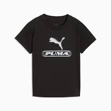 PUMA SPORT SLIM GRAPHIC tişört BLACK