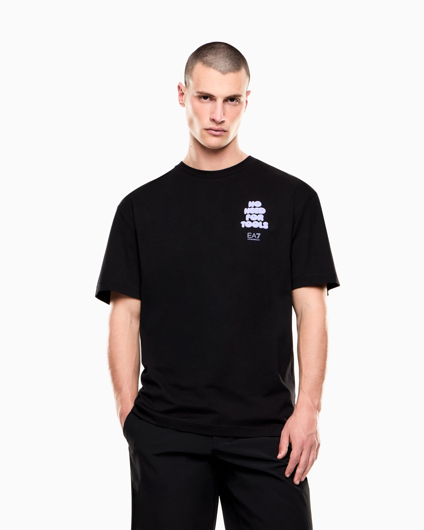 EMPORIO ARMANI EA7 Graphic Series Kişilər üçün qısaqol köynək
