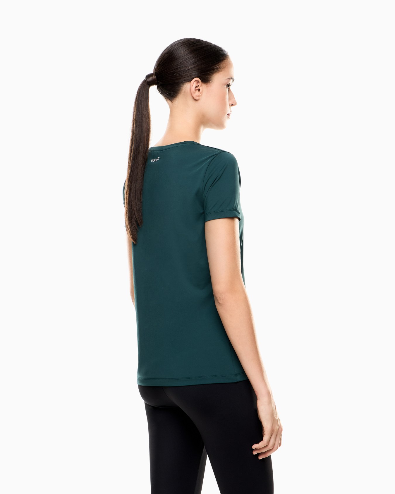 EMPORIO ARMANI EA7 Athlete T-shirt in VIGOR7 Qadınlar üçün qısaqol köynək