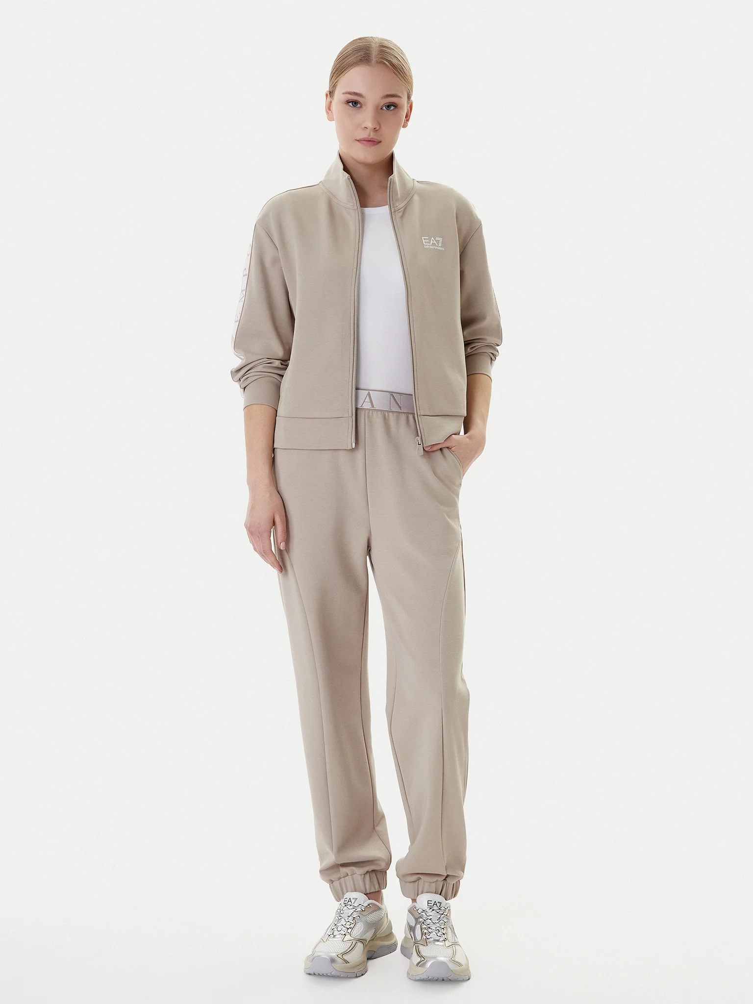 EMPORIO ARMANI EA7 Full Zip sweatshirt Women