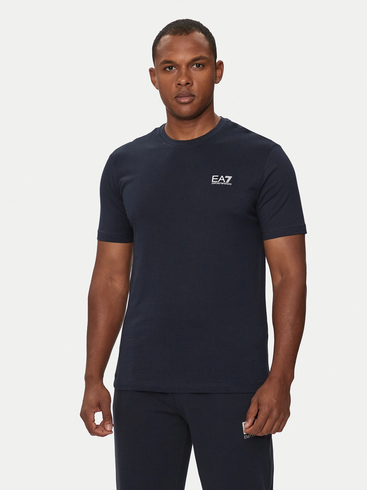 EMPORIO ARMANI EA7 Core Identity Kişilər üçün qısaqol köynək