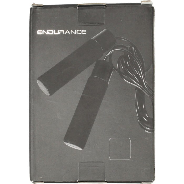 ENDURANCE Jump Rope with Weight (Black)