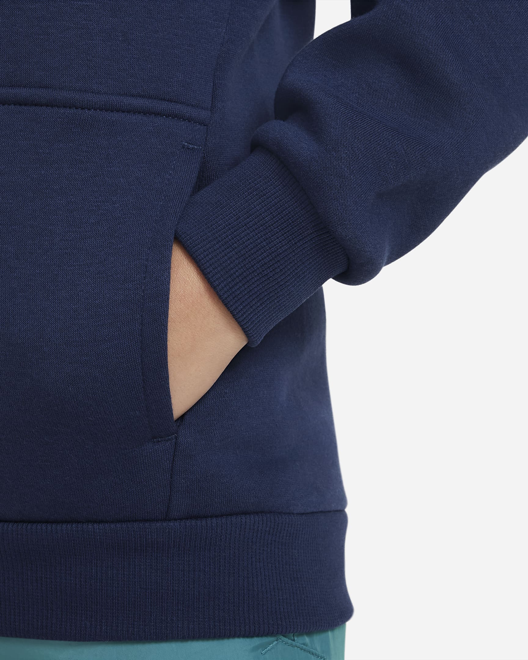 NIKE SPORTSWEAR CLUB FLEECE KIDS' FULL-ZIP HOODIE