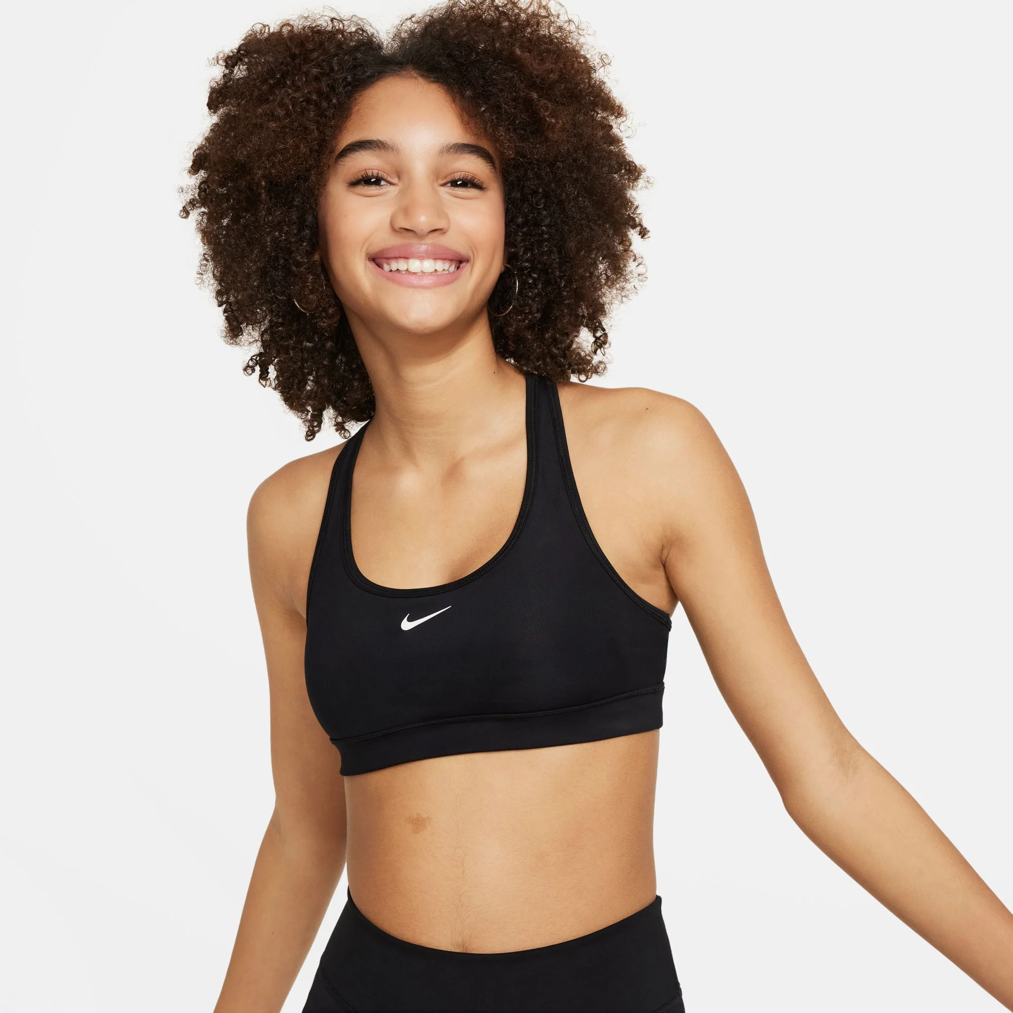 Nike Swoosh Logo Qızlar üçün idman Brası