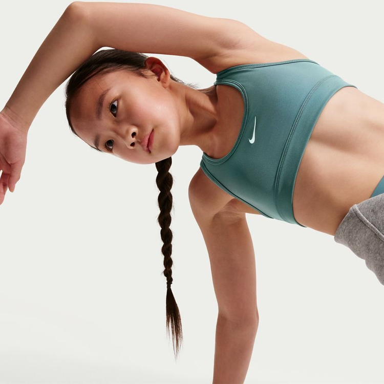 Nike Swoosh Logo Qızlar üçün idman Brası