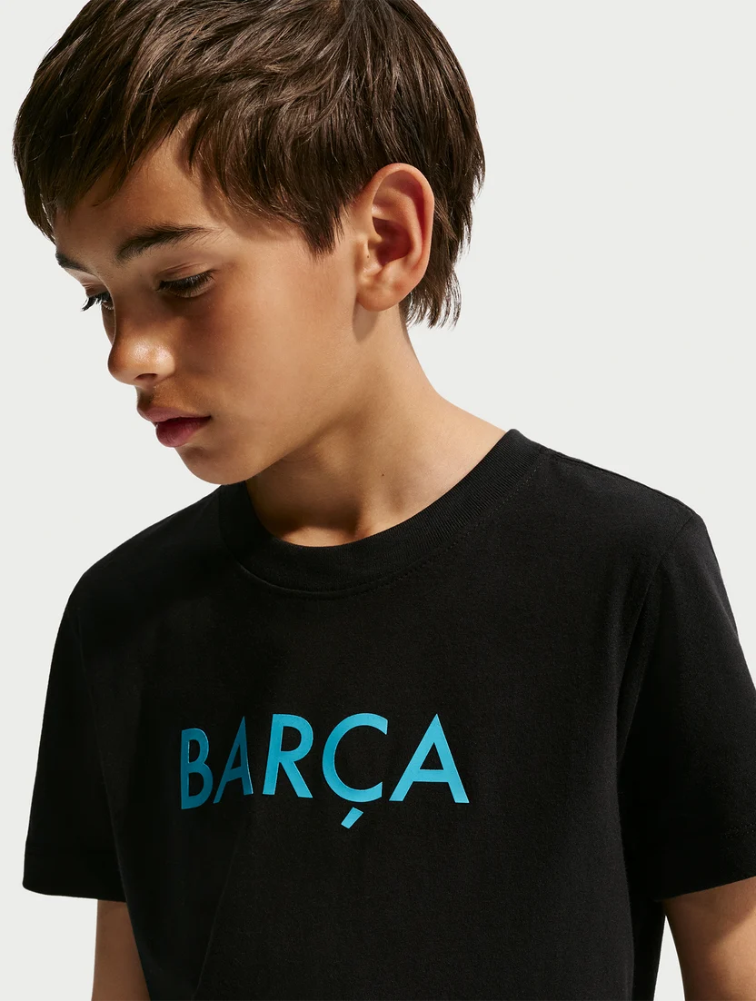 Nike Barça Uşaqlar üçün qısaqol köynək