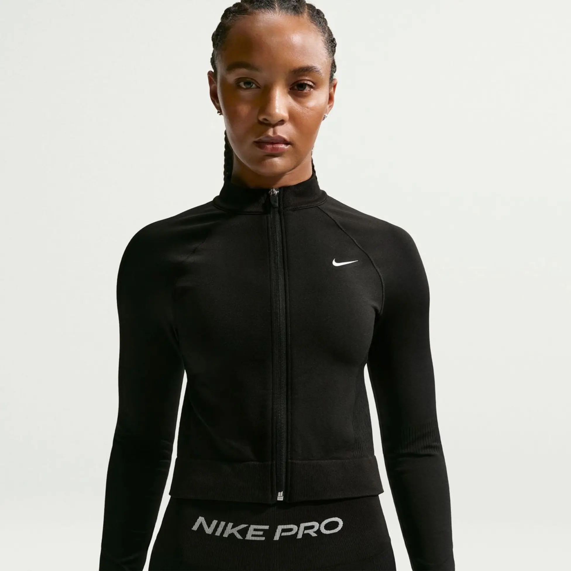 Nike Pro Dri-FIT Seamless Women's Full-zip Midlayer