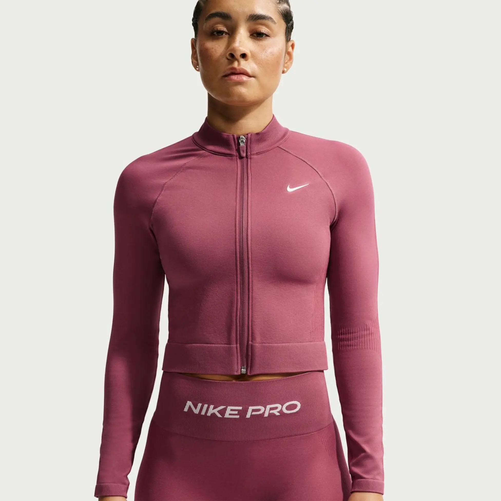 Nike Pro Dri-FIT Seamless Women's Full-zip Midlayer