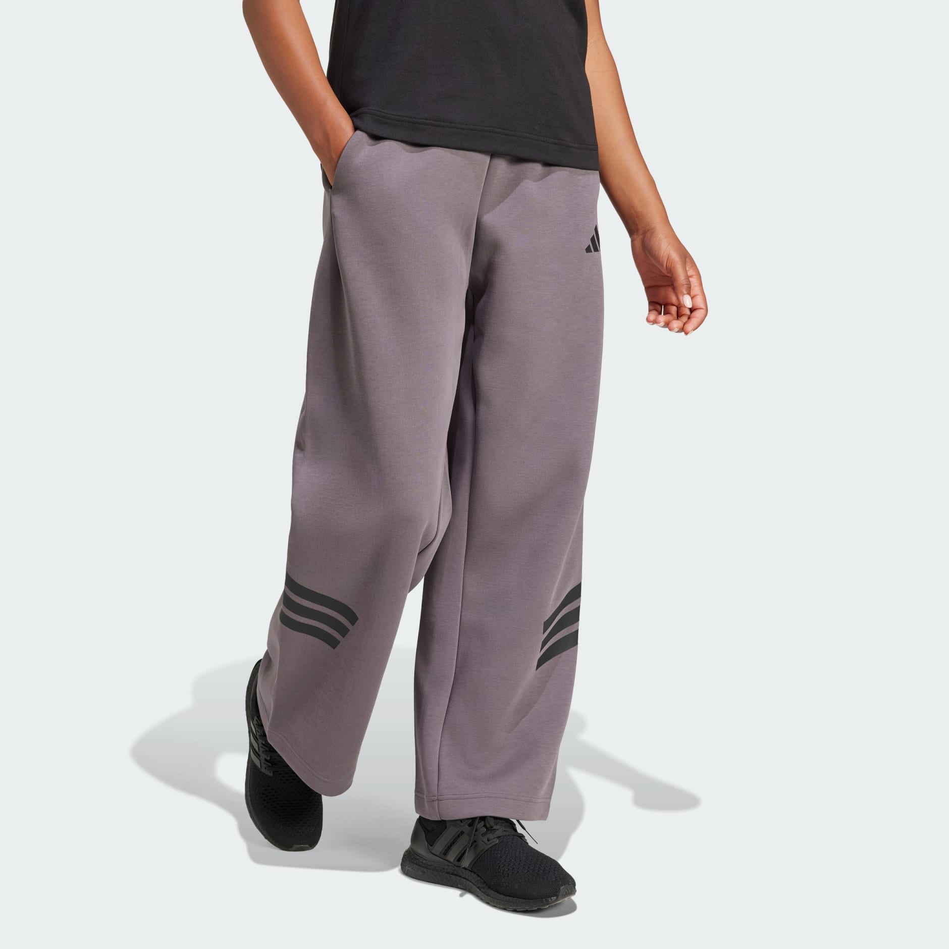 Adidas Future Icons 3-Stripes Open-Hem İdman Şalavrı