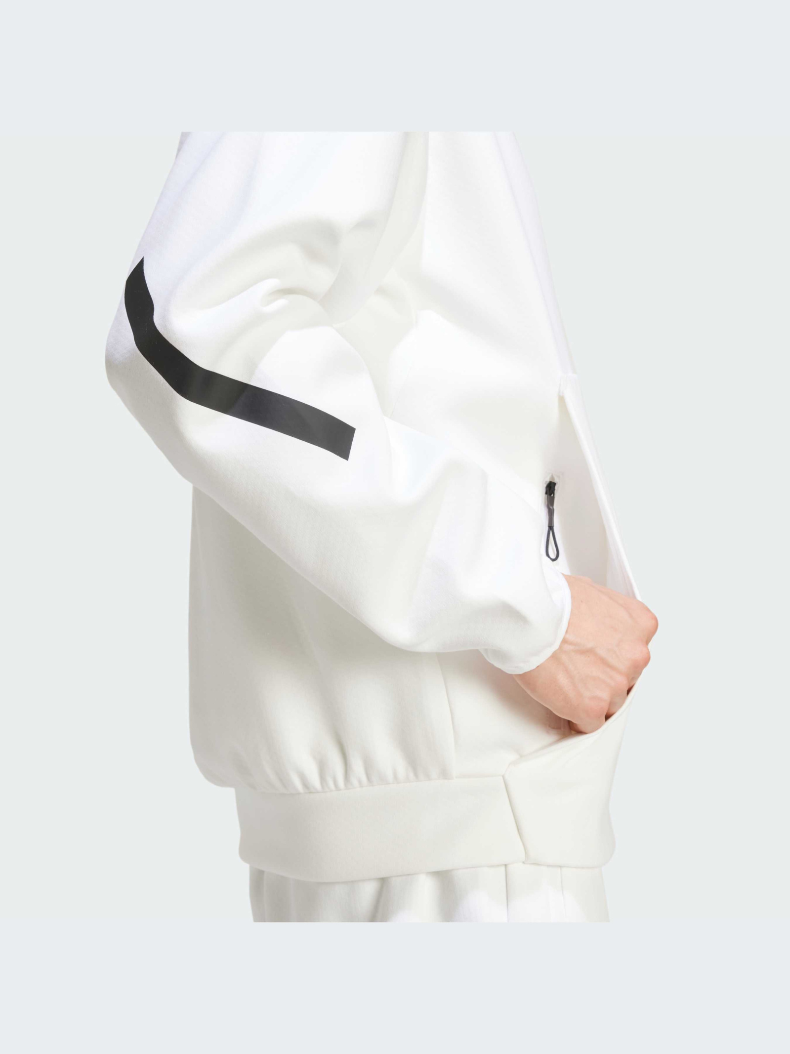 Adidas Z.N.E. Full-Zip Kişilər üçün başlıqlı idman jaketi