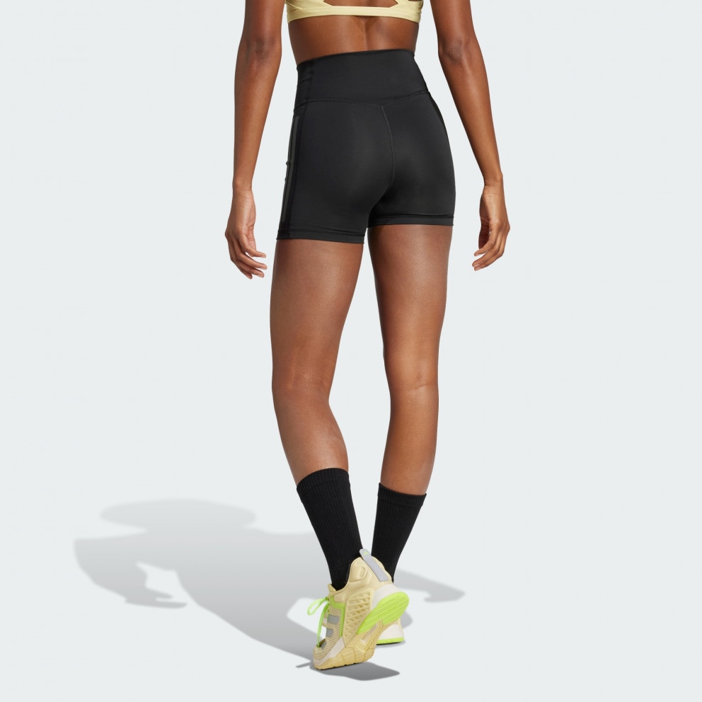 Adidas Optime 3-Stripes 1/4 Qadınlar üçün qısa leqqinslər
