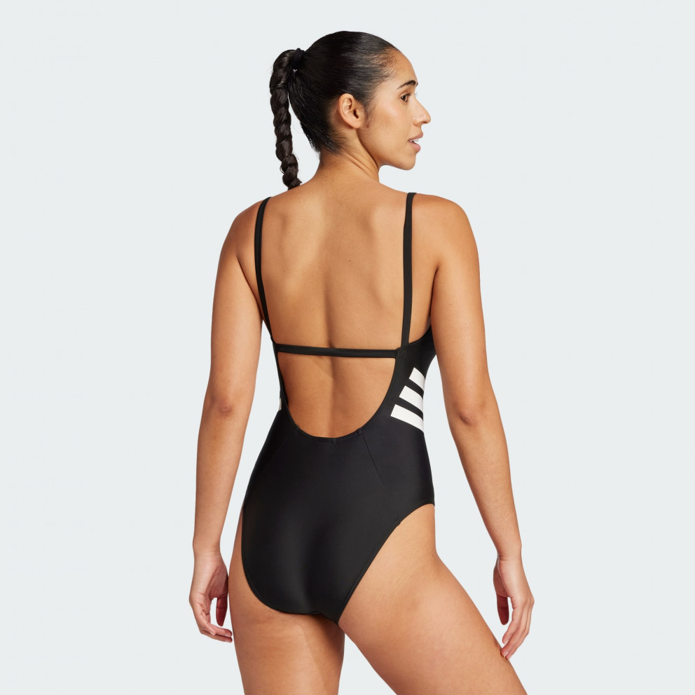 Adidas 3-Stripes U-Back Qadınlar üçün çimərlik geyimi