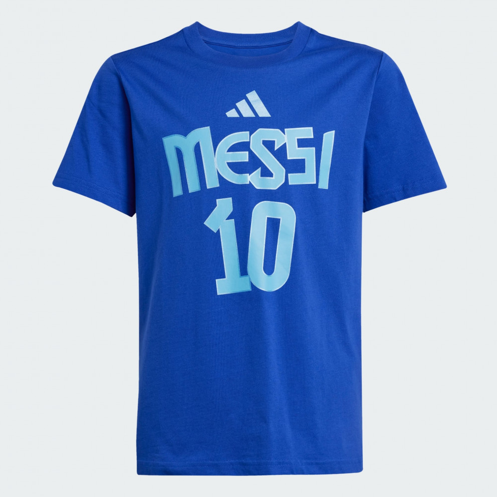 Adidas Messi Name and Number Graphic Tee Kids'