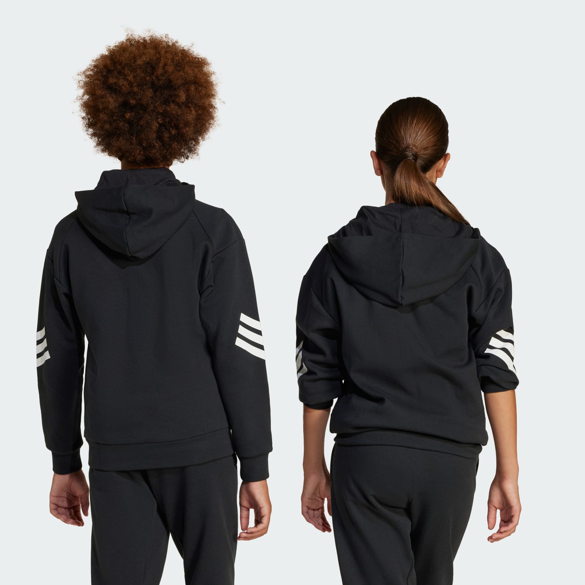 Adidas Future Icons 3-Stripes Full-Zip Hooded Track Jacket Kids'