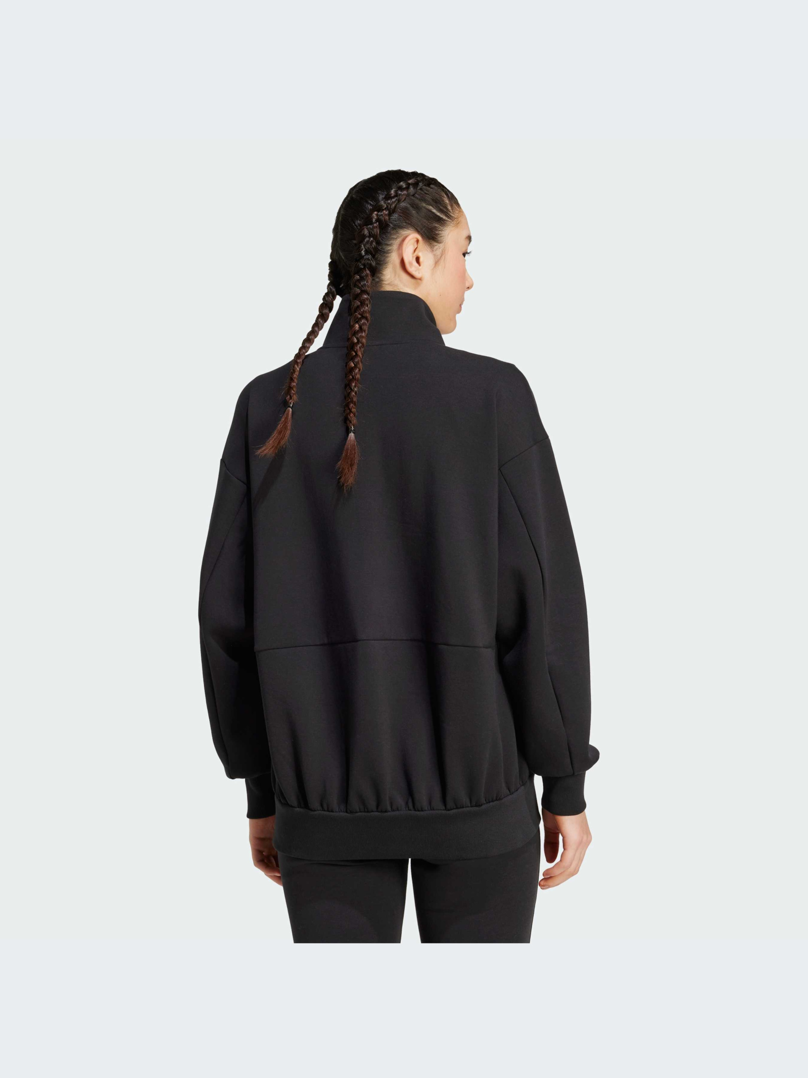 Adidas Soft Lux Loose Full-Zip Qadınlar üçün idman gödəkçələri