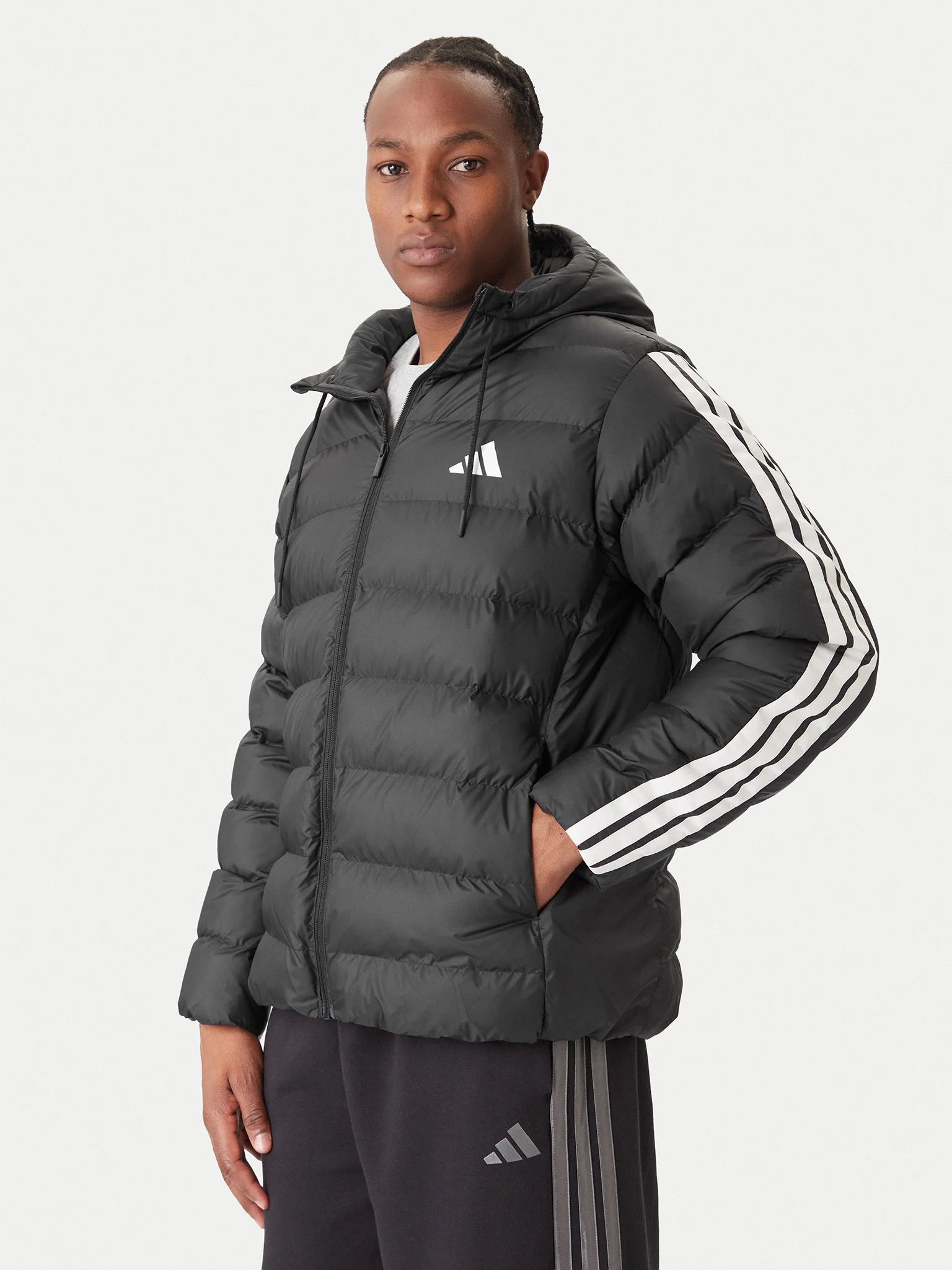 ADIDAS Essentials CLIMAWARM 3-Stripes Synthetic Down Men's Jacket