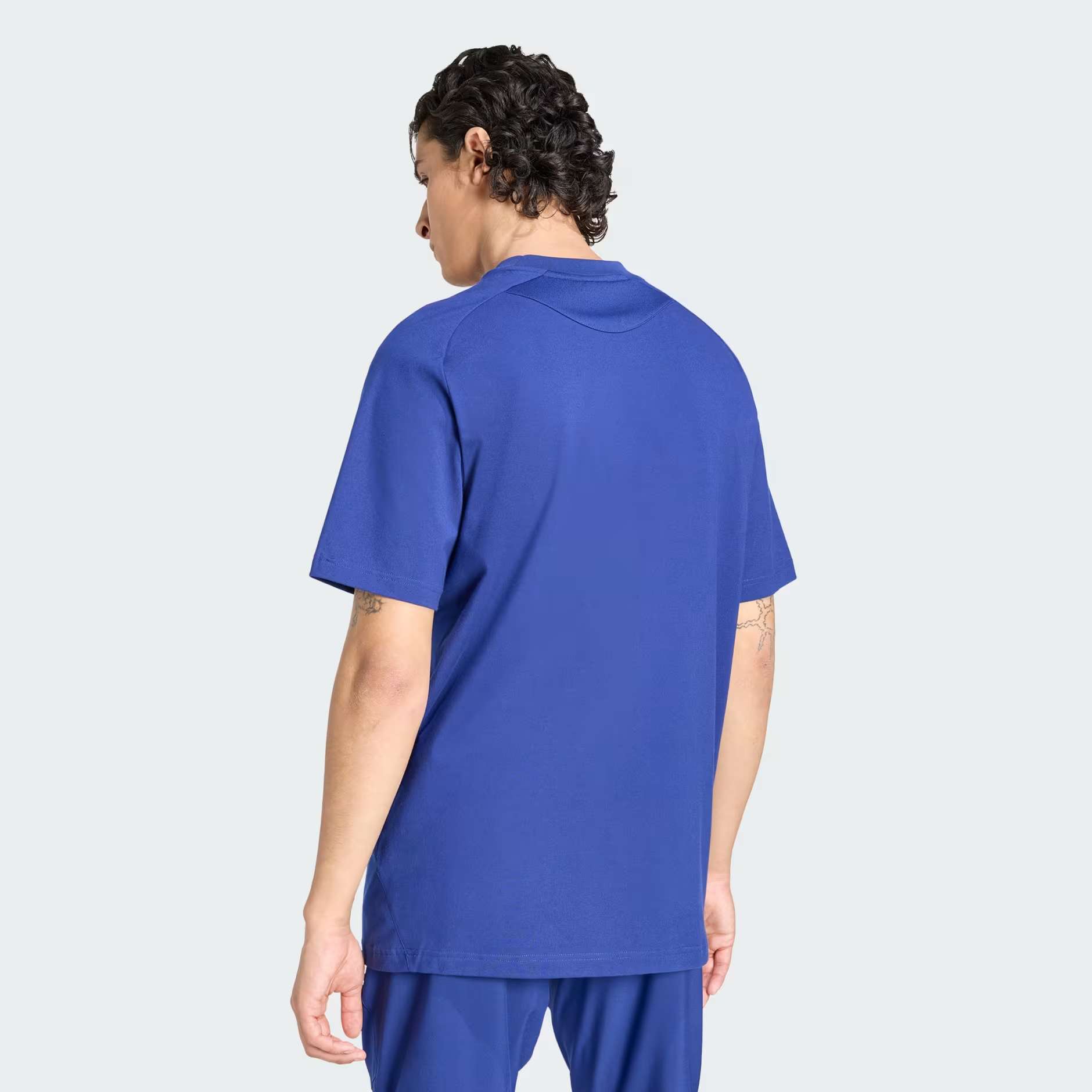 Adidas Italy Tiro Travel Tee Kişilər üçün köynək
