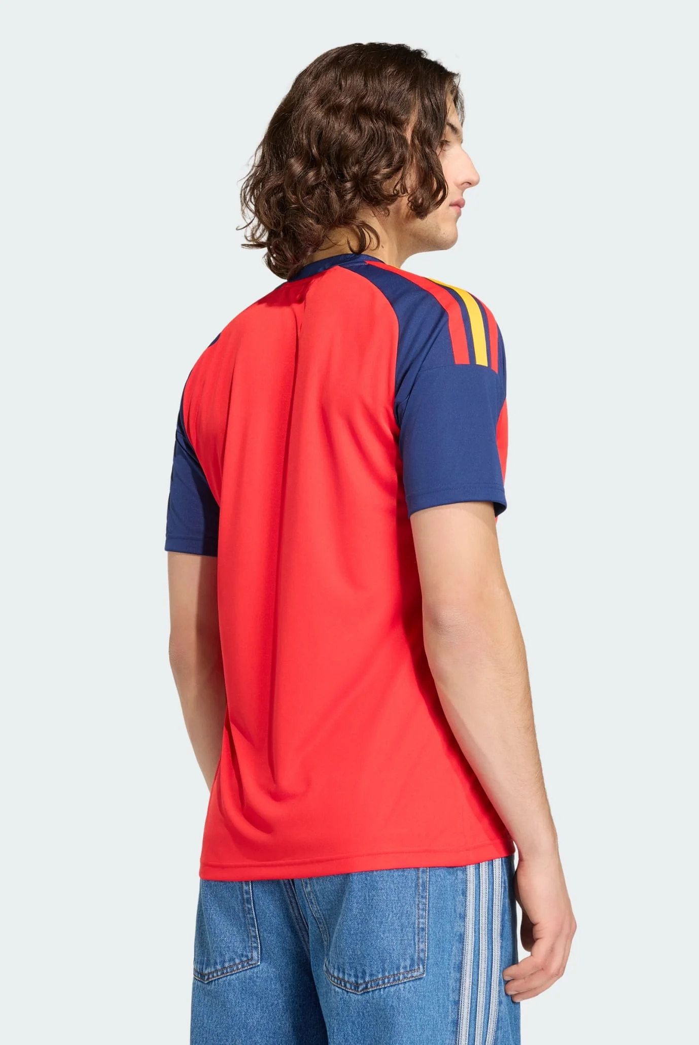 Adidas Spain 26 Home Fan Jersey Kişilər üçün köynək
