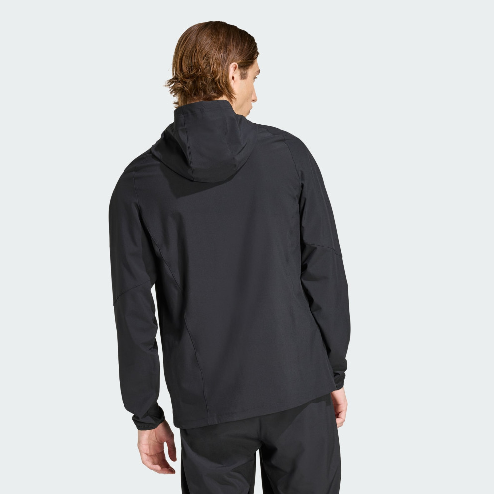 Adidas Germany Tiro Travel Full Zip Windbreaker Kişilər üçün hudi