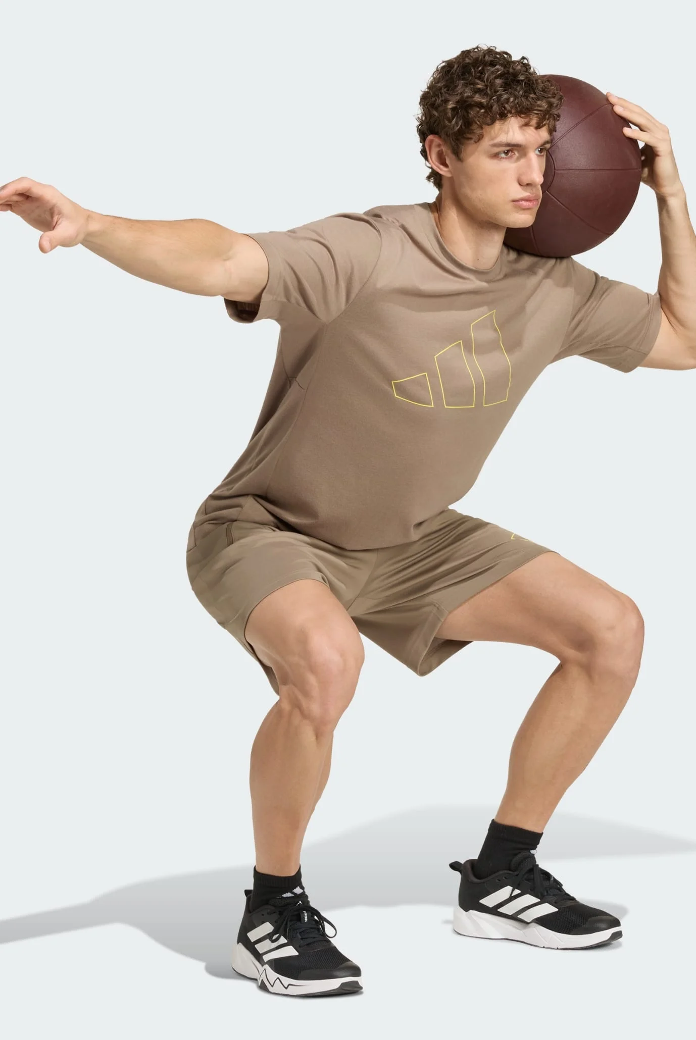 ADIDAS WORKOUT ESSENTIALS FEELREADY LOGO Men's T-SHIRT